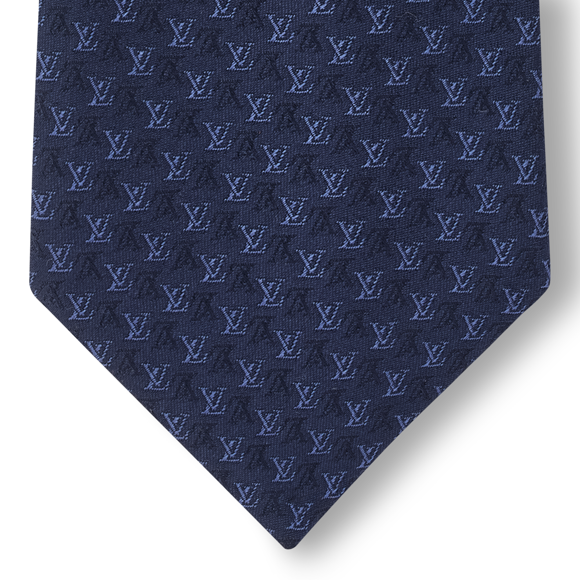 LV Interlocked Tie - Luxury S00 Blue | LOUIS VUITTON